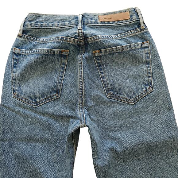 GRLFRND Karolina studded crystal skinny leg high waist jeans Glamrock Sz 23 NEW - Picture 4 of 10